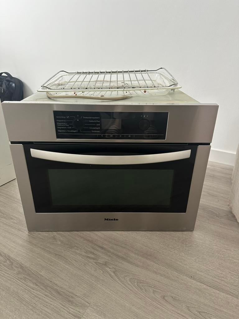 Combi oven magnetron, Witgoed en Apparatuur, Gebruikt, Inbouw, 45 tot 60 cm, Hete lucht
