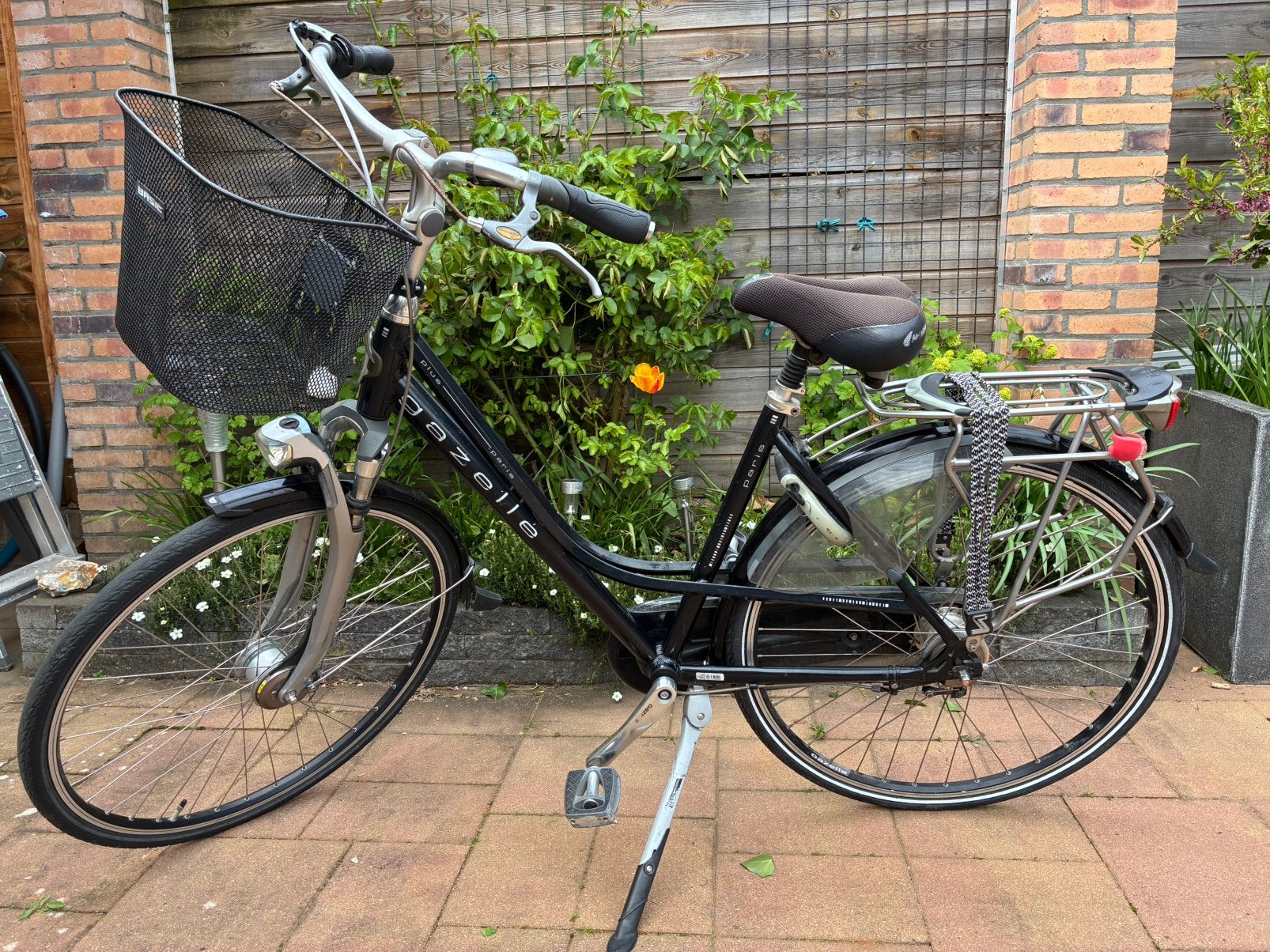 Gazelle fiets met mand - Ideaal voor dagelijks gebruik, Ophalen, Gebruikt, Velgrem, 47 tot 50 cm
