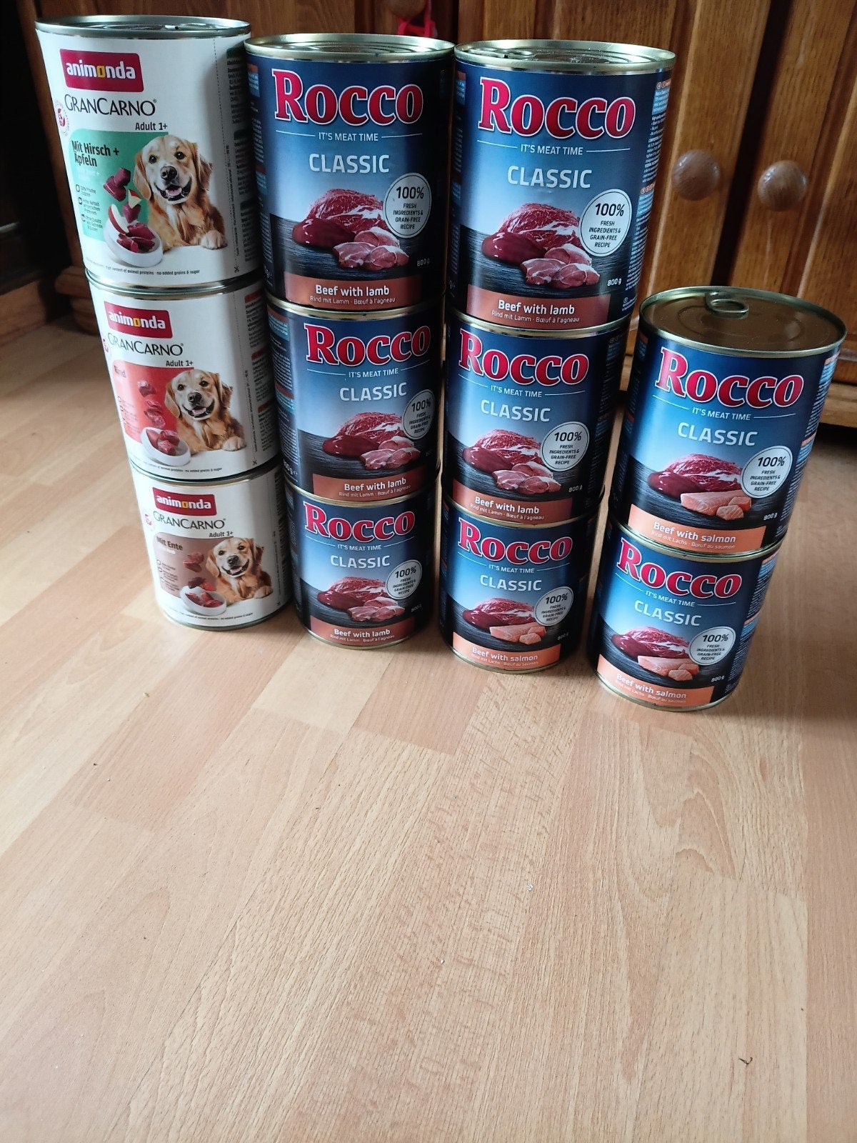 11 blikken complete maaltijd honden voer., Ophalen, Hond