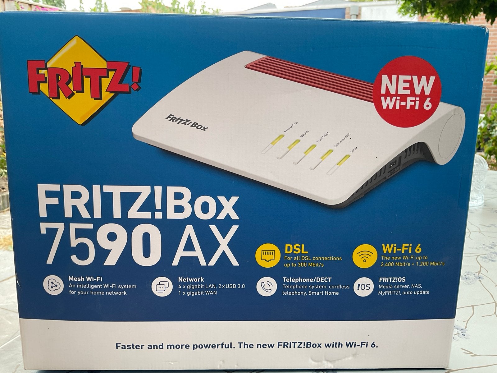 AVM FRITZ!Box 7590 AX Edition International – WiFi 6, Ophalen of Verzenden, Zo goed als nieuw