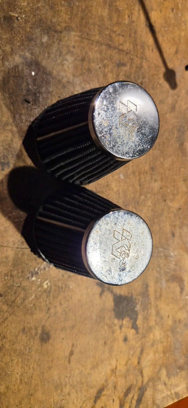 K&N Open Luchtfilter 50mm Carburateur Diverse Motoren, Ophalen of Verzenden, Gebruikt