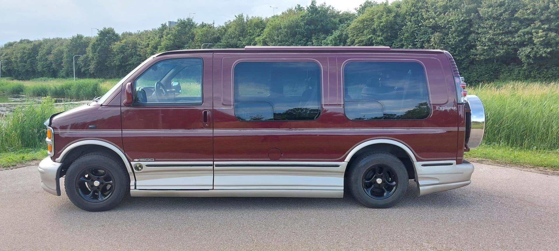 Chevrolet USA Chevy Van Express G1500 5.7 Camper met LPG G3, Buscamper of Camperbus, RENE van der vlies, Elektrische ramen, ABS