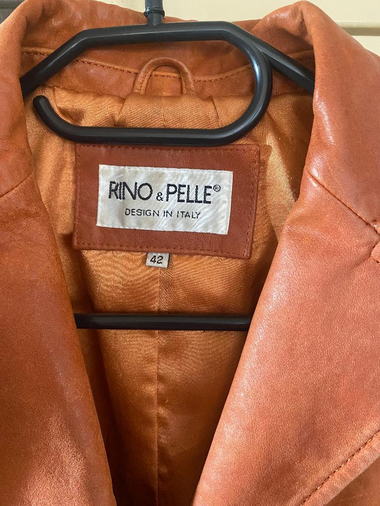 Leren jasje van Rino & Pelle 40 koraal, Maat 38/40 (M), Overige kleuren, Ophalen of Verzenden, Zo goed als nieuw