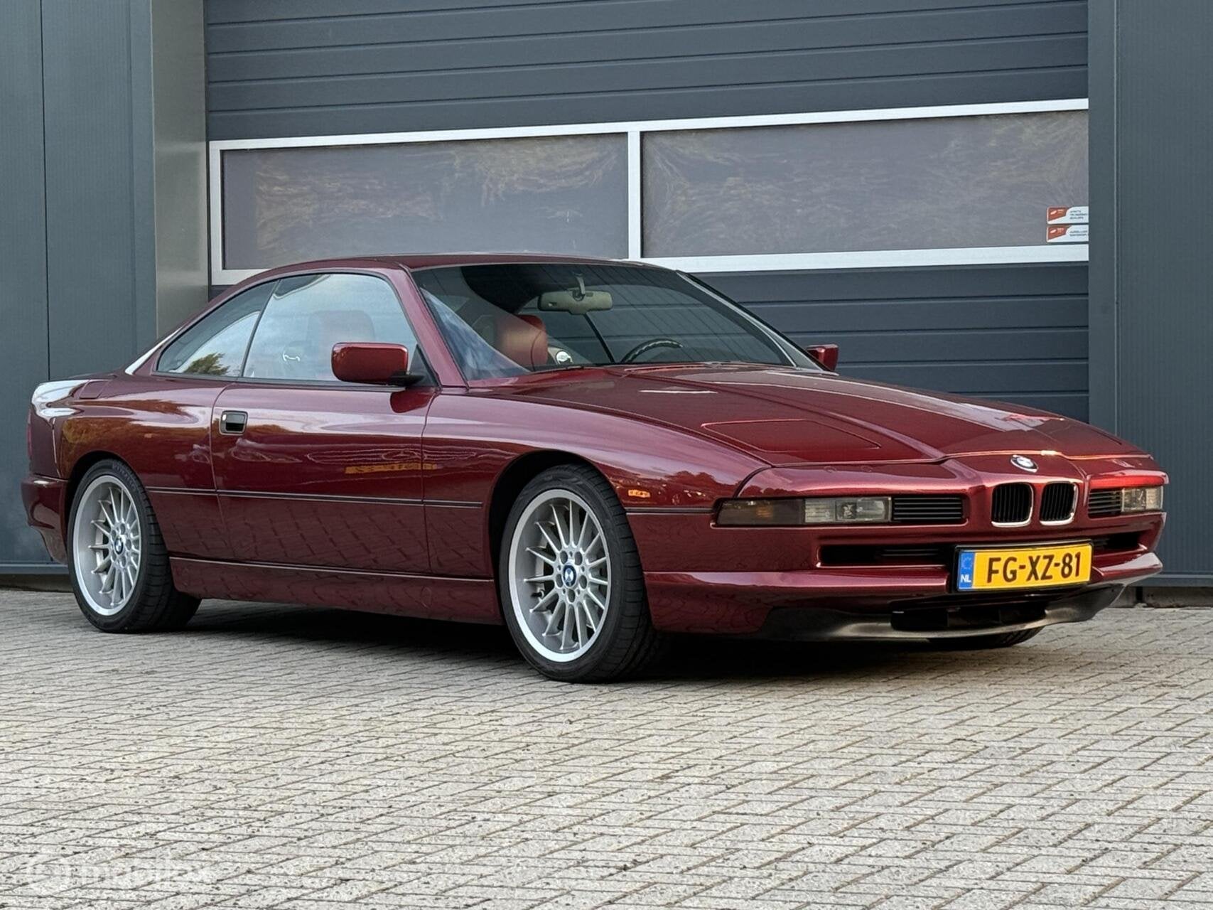 BMW 850 Ci Automaat BMW-Calypso-Rot, Orig NL, Uniek, foto 3