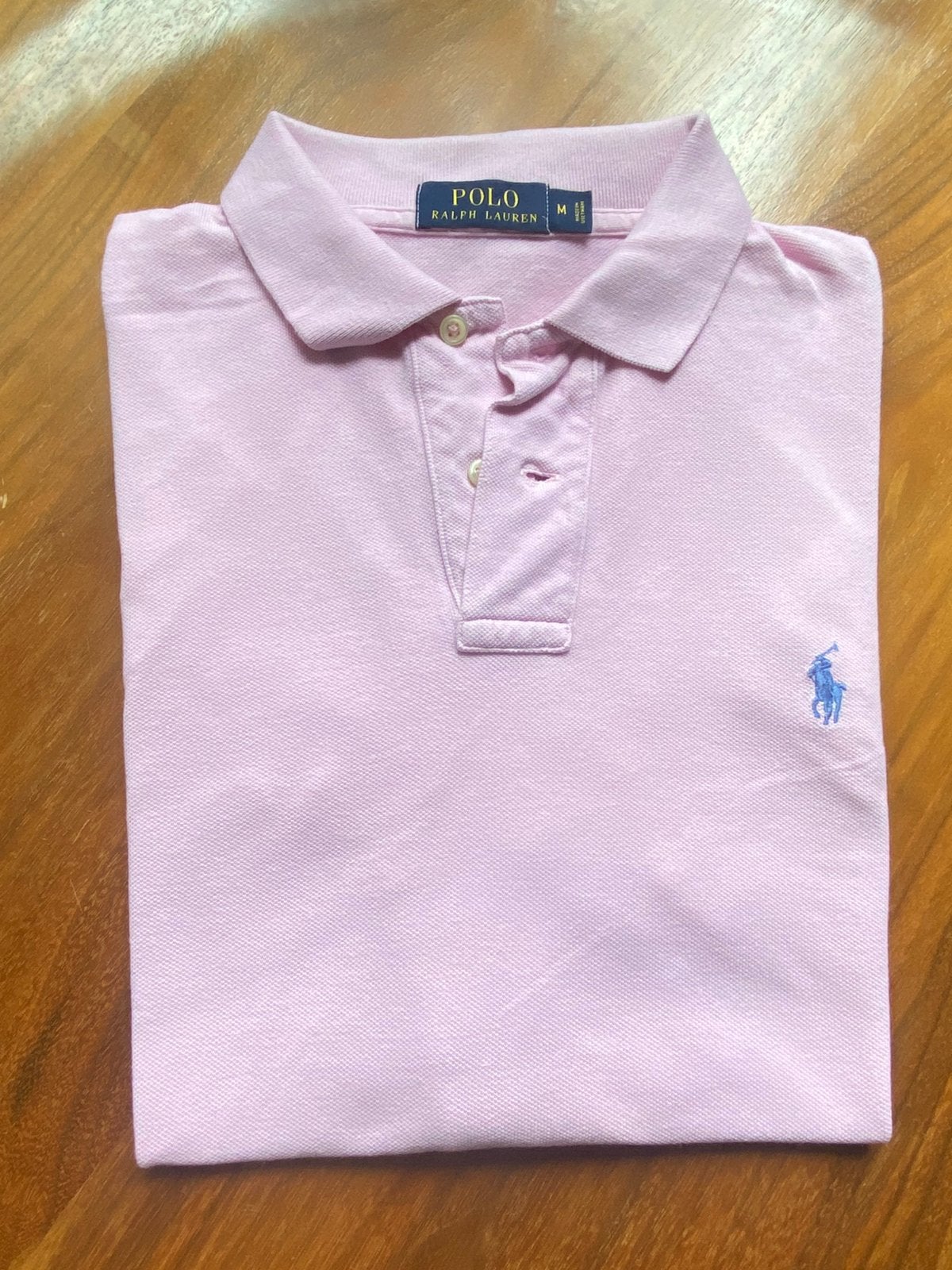 Polo Ralph Lauren Poloshirt Roze Maat M, Ophalen of Verzenden, Zo goed als nieuw, Maat 48/50 (M), Roze