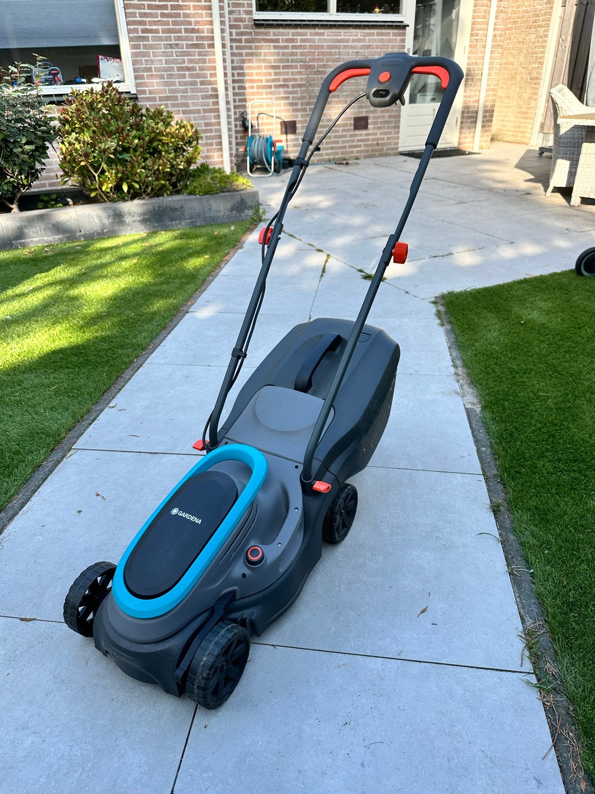 Gardena Elektrische Grasmaaier - Zo goed als nieuw, Tuin en Terras, Ophalen, Cirkelmaaier, Elektrische grasmaaier, Zo goed als nieuw