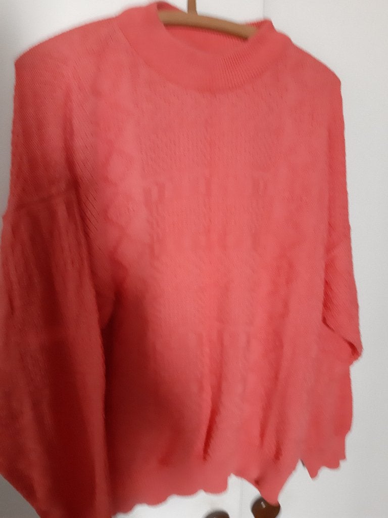 Vintage roze  trui met lange mouwen., Verzenden, Zo goed als nieuw, Roze
