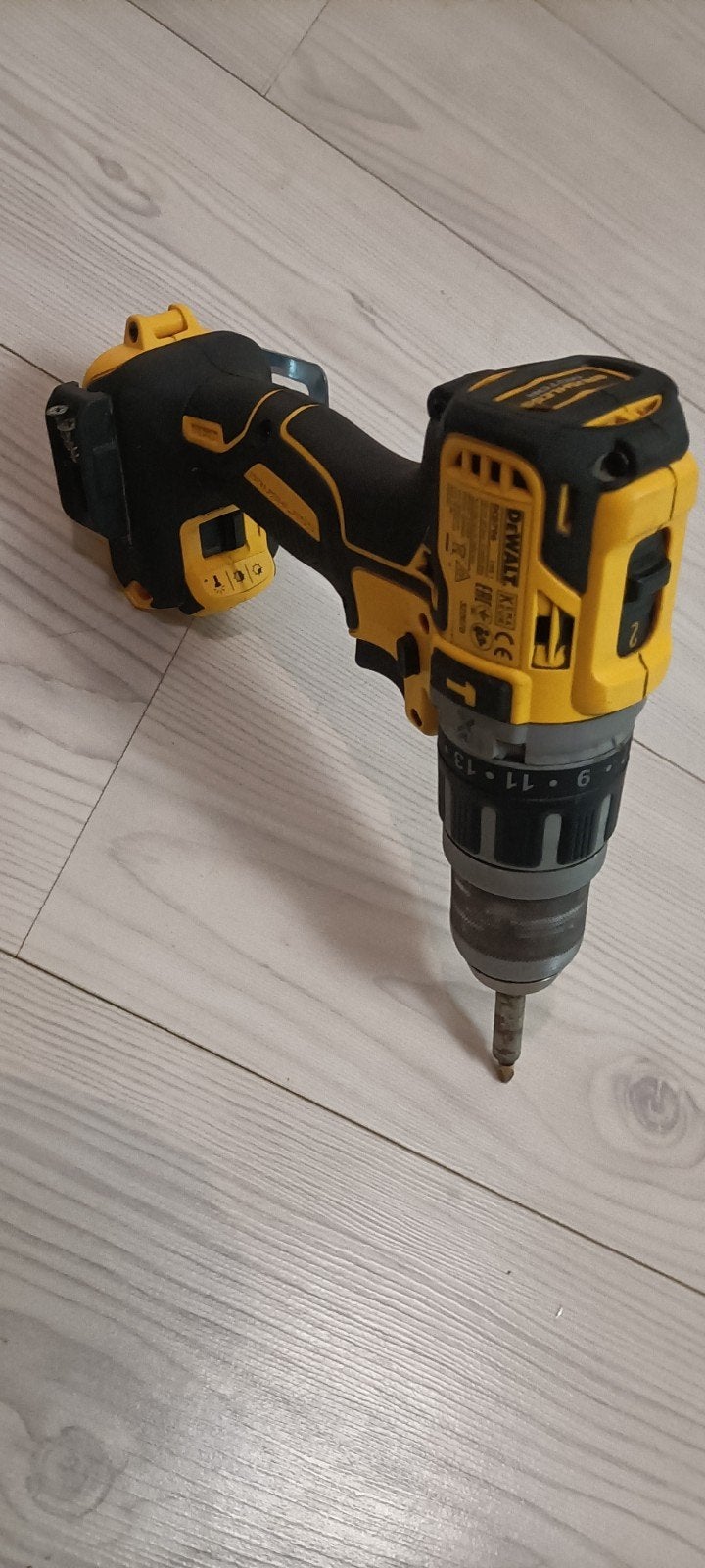 DeWalt DCD796 Boor-/Schroefmachine( body )18V XR Brushless, Ophalen, Gebruikt, 600 watt of meer, Klopboormechanisme