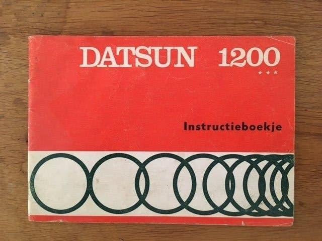Datsun 1200 Instructieboekje - Origineel  1972  NL, Ophalen of Verzenden