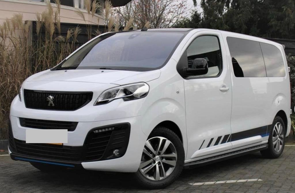 Peugeot Expert 2.0 BlueHDi 145pk SPORT 2022r Extra Sloten, Auto's, Bestelauto's, Voorwielaandrijving, Navigatiesysteem, Zwart
