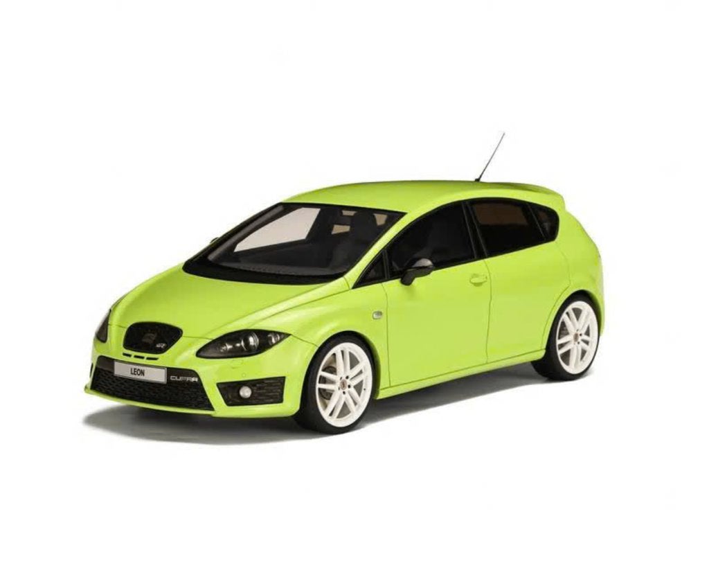 SEAT LEON MK2 CUPRA R GROEN 2010 schaal 1/18 OTTO ref. OT404, Hobby en Vrije tijd, Verzenden, Nieuw, Motor, OttOMobile