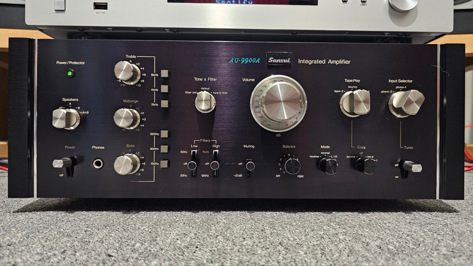 Sansui AU-9900A Versterker - Klassieke High-End Audio, Overige merken, Gebruikt, Ophalen of Verzenden, 60 tot 120 watt