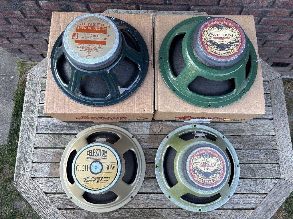 Celestion, Jensen, WGS(warehouse) speakers nieuwstaat, Ophalen, Zo goed als nieuw, Gitaar, Minder dan 50 watt