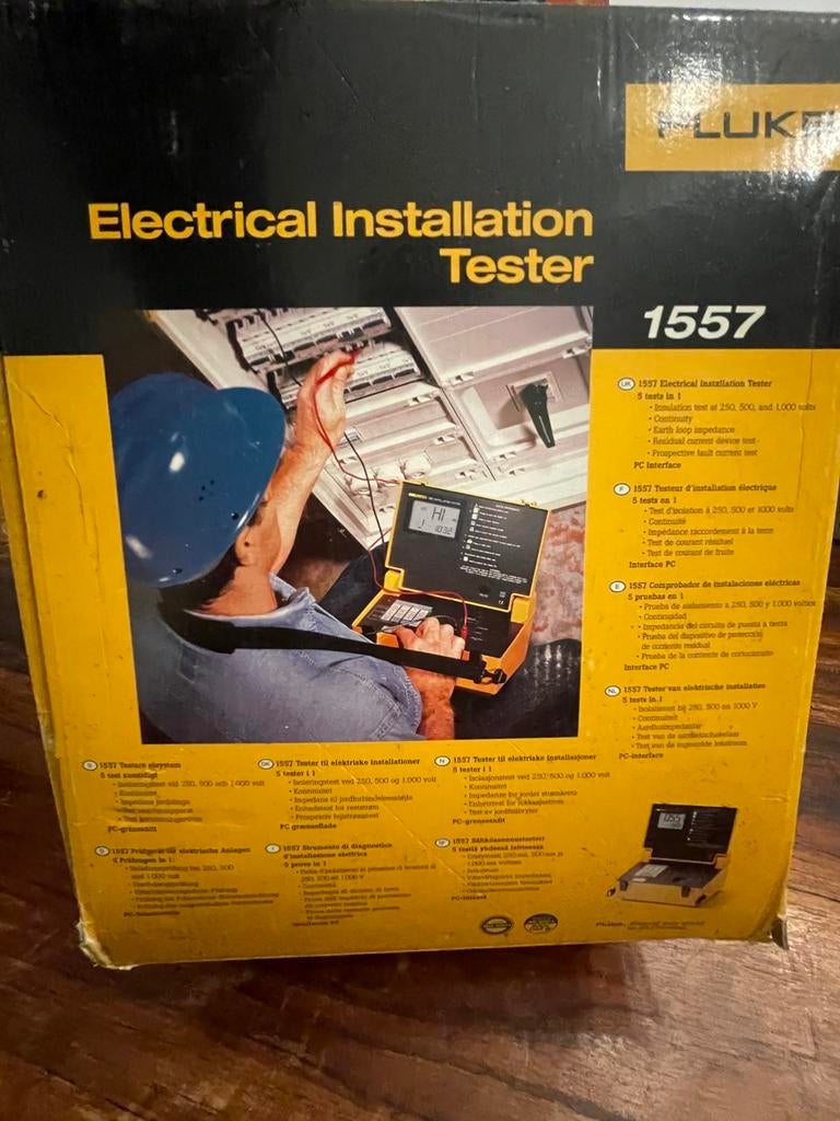 Fluke installatie tester, Ophalen of Verzenden, Zo goed als nieuw, Overige typen