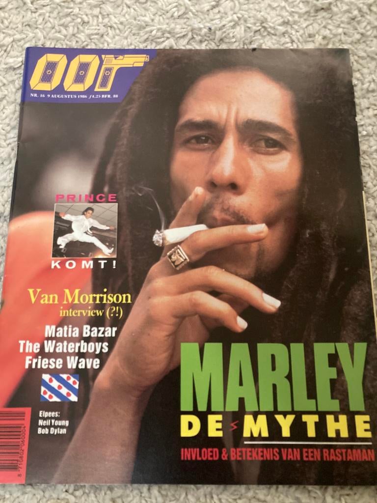 OOR 1986 BOB MARLEY Van Morrison PRINCE Spasmodique, Boeken, Ophalen of Verzenden, Zo goed als nieuw, Muziek, Film of Tv