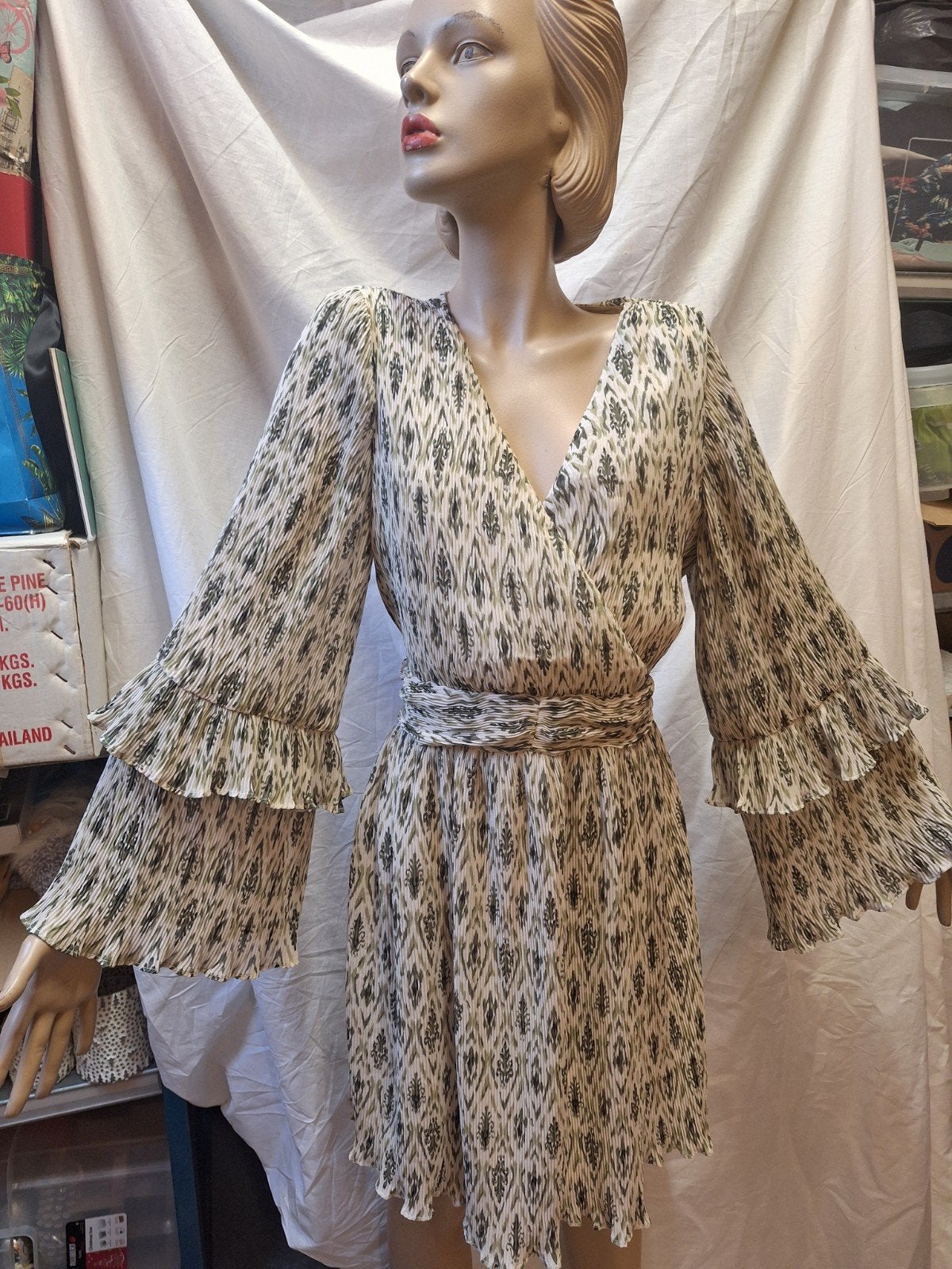 Super mooie cotton jurk, Kleding | Dames, Ophalen of Verzenden, Zo goed als nieuw, Maat 46/48 (XL) of groter, Overige kleuren