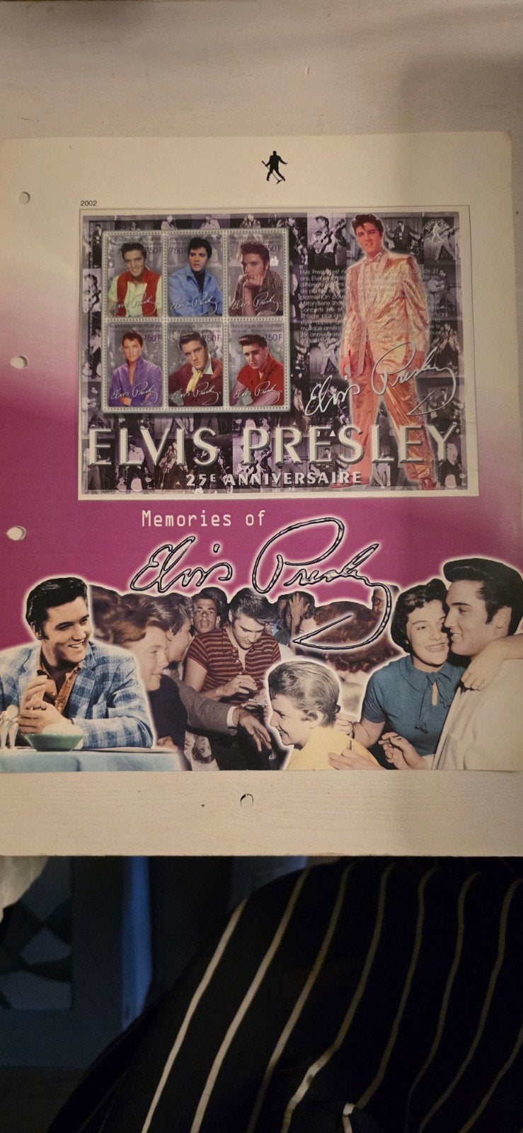 Elvis Presley 25 Jaar Jubileum Postzegels - Origineel, Verzenden