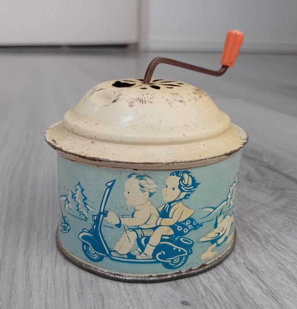 west germany blikken muziekdoos, Antiek en Kunst, Antiek | Speelgoed, Verzenden