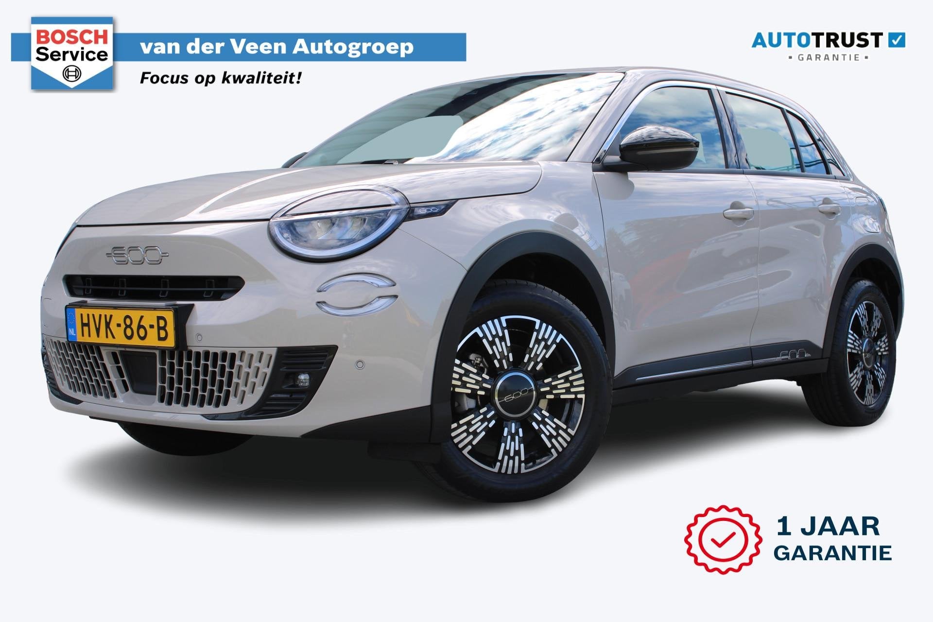 Fiat 600 1.2 Hybrid Pop | Incl. 12 maanden garantie | Cruise, Auto's, Stof, Gebruikt, Euro 6, 1199 cc