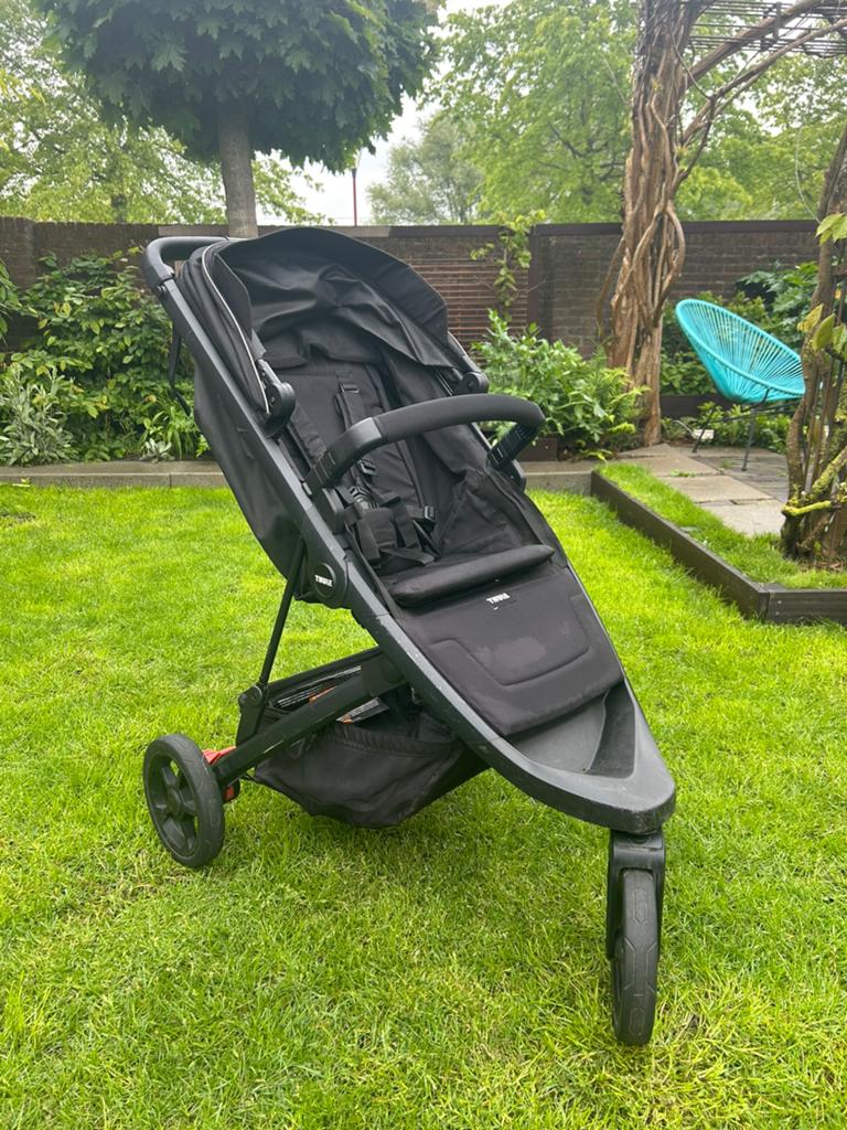 Thule Spring Black buggy, Ophalen, Gebruikt, Overige merken, Verstelbare rugleuning