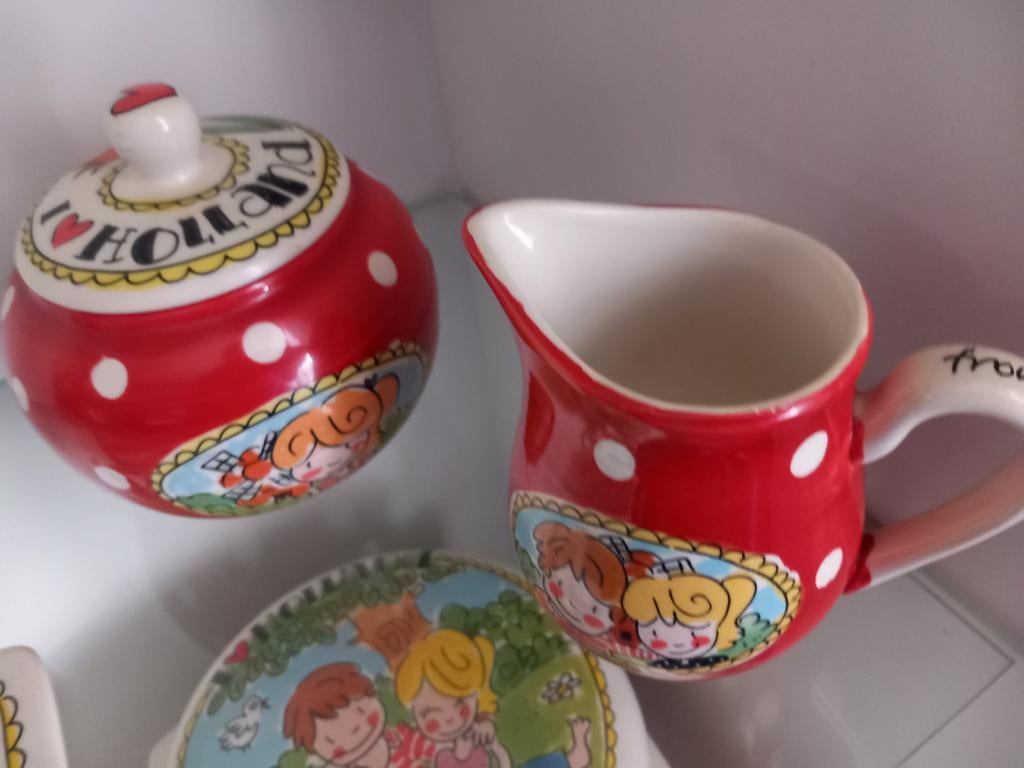 Blond Amsterdam Suikerpot & Melkkannetje, Ophalen of Verzenden