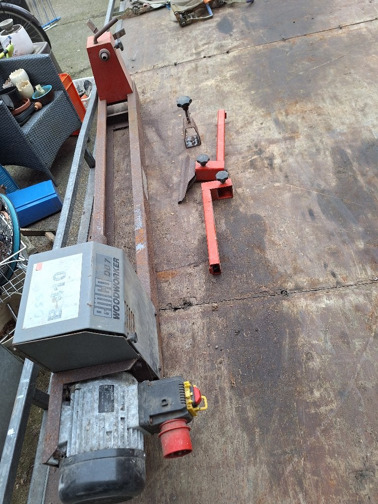 Houtdraaibank Emco DB7 Woodworker, Doe-het-zelf en Verbouw, Ophalen, Gebruikt, Houtdraaibank, 500 tot 1000 mm