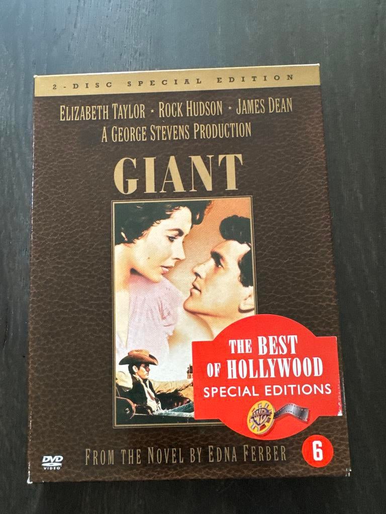 Giant DVD Boxset met Elizabeth Taylor, Rock Hudson, James De, Boxset, Drama, Ophalen of Verzenden, Zo goed als nieuw