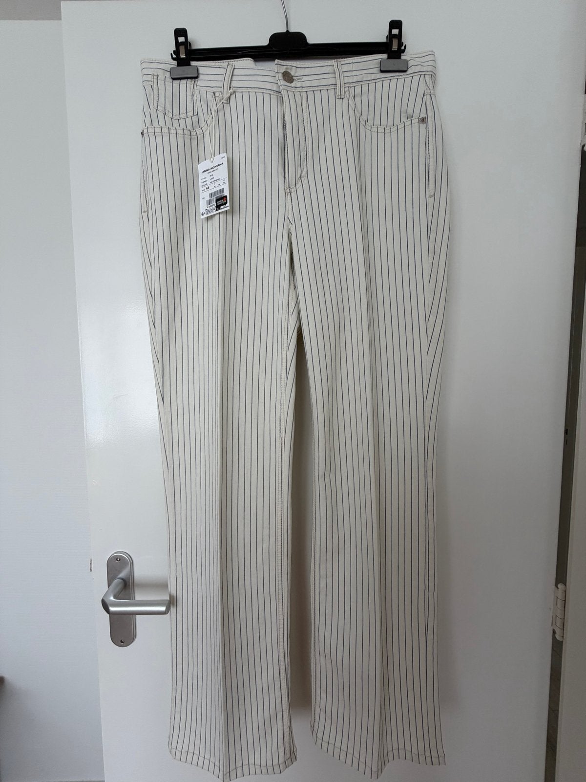 Nieuwe Anna Montana Mila Wide Fit broek met prijskaartje, Ophalen of Verzenden, Nieuw, Maat 46/48 (XL) of groter, Wit