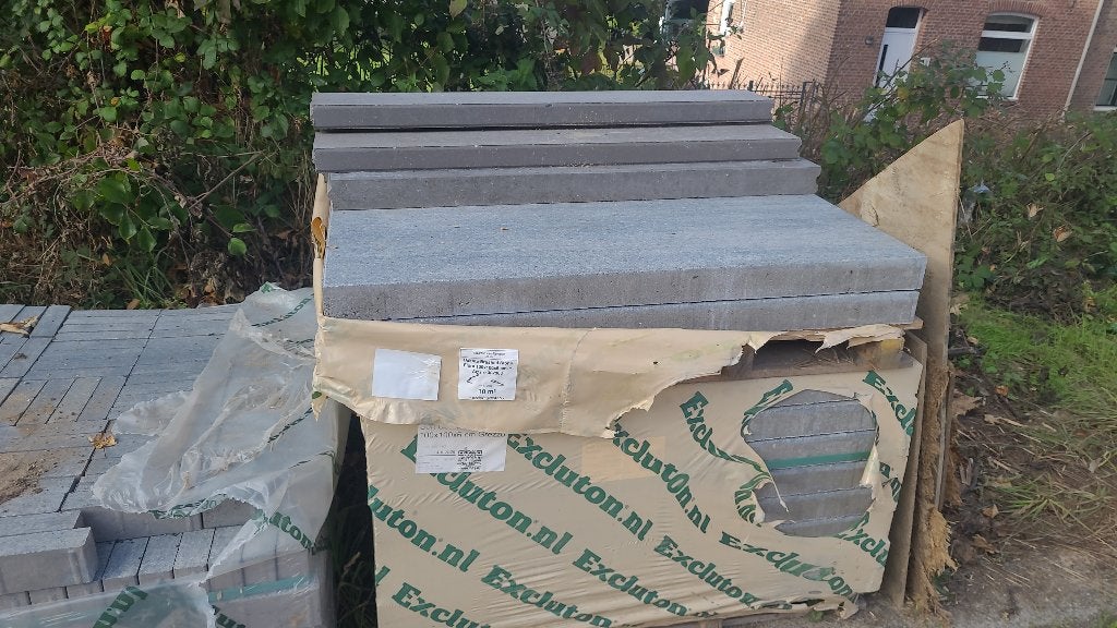Nieuwe betonnen terrastegels Dakota Brushed Stone  23,5 m², Klinkers, Nieuw, Ophalen of Verzenden, 10 m² of meer
