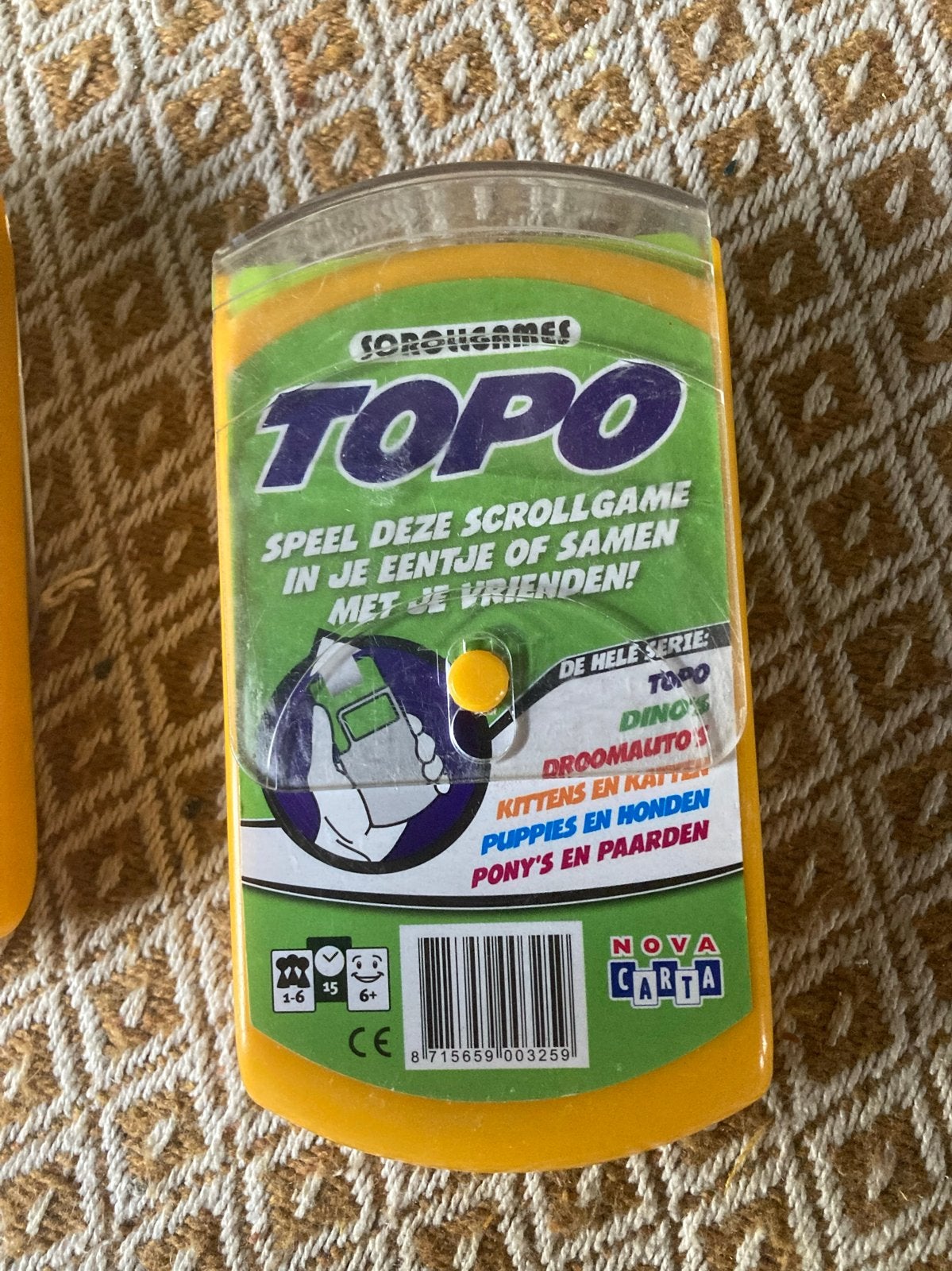 Scrollgames Topo - Educatief Topografie Spel, Een of twee spelers, Ophalen of Verzenden, Gebruikt