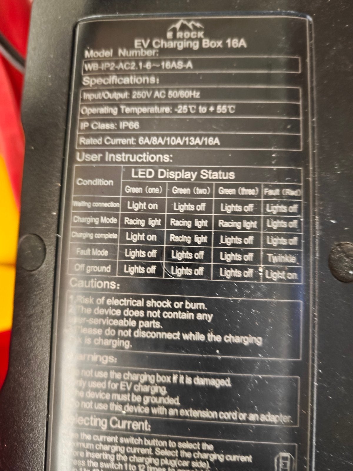 E-ROCK Type 2 EV Laadkabel 220V naar Schuko 10m, Ophalen of Verzenden