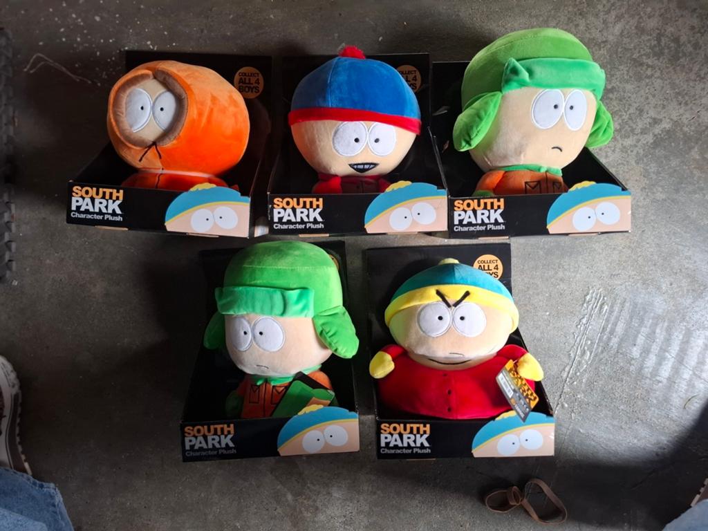 Southpark set knuffels pluche circa 30cm hoog, Ophalen of Verzenden, Nieuw, Overige typen, Middelgroot (20 tot 80 cm)