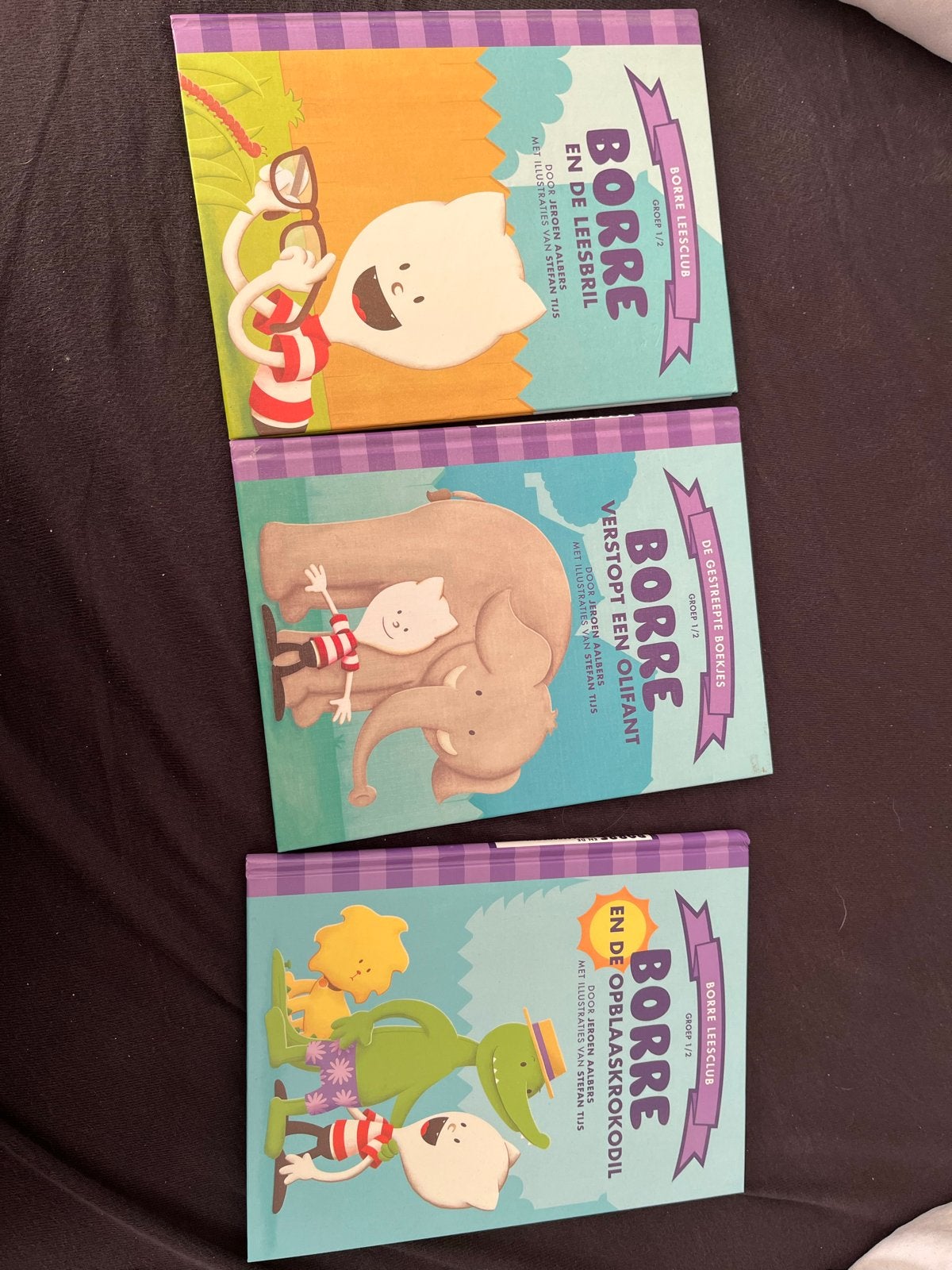 Borre Leesclub Boekjes - Set van 3, 5 of 6 jaar, Fictie algemeen, Jongen of Meisje, Nieuw