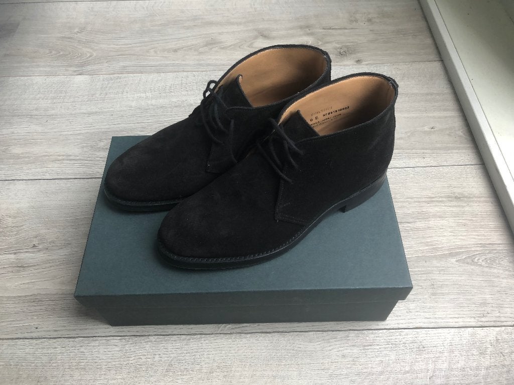 Schoenen - Crockett and Jones, Ophalen, Nieuw, Zwart, Boots
