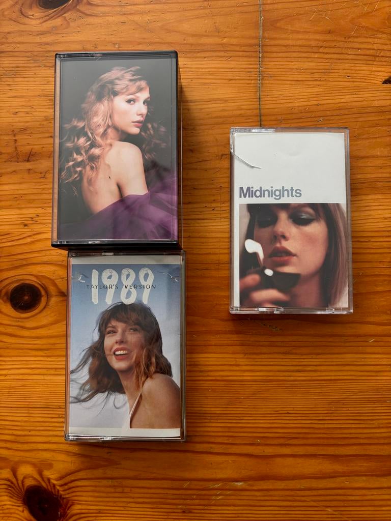Taylor Swift Cassettes: Midnights, 1989, Speak now, 2 t/m 25 bandjes, Ophalen of Verzenden, Zo goed als nieuw, Origineel