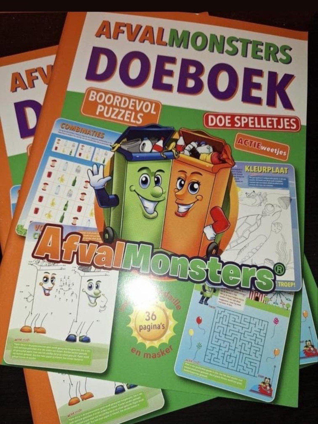Afvalmonsters Doeboek: Puzzels, Spelletjes & Meer, Ophalen of Verzenden, Nieuw