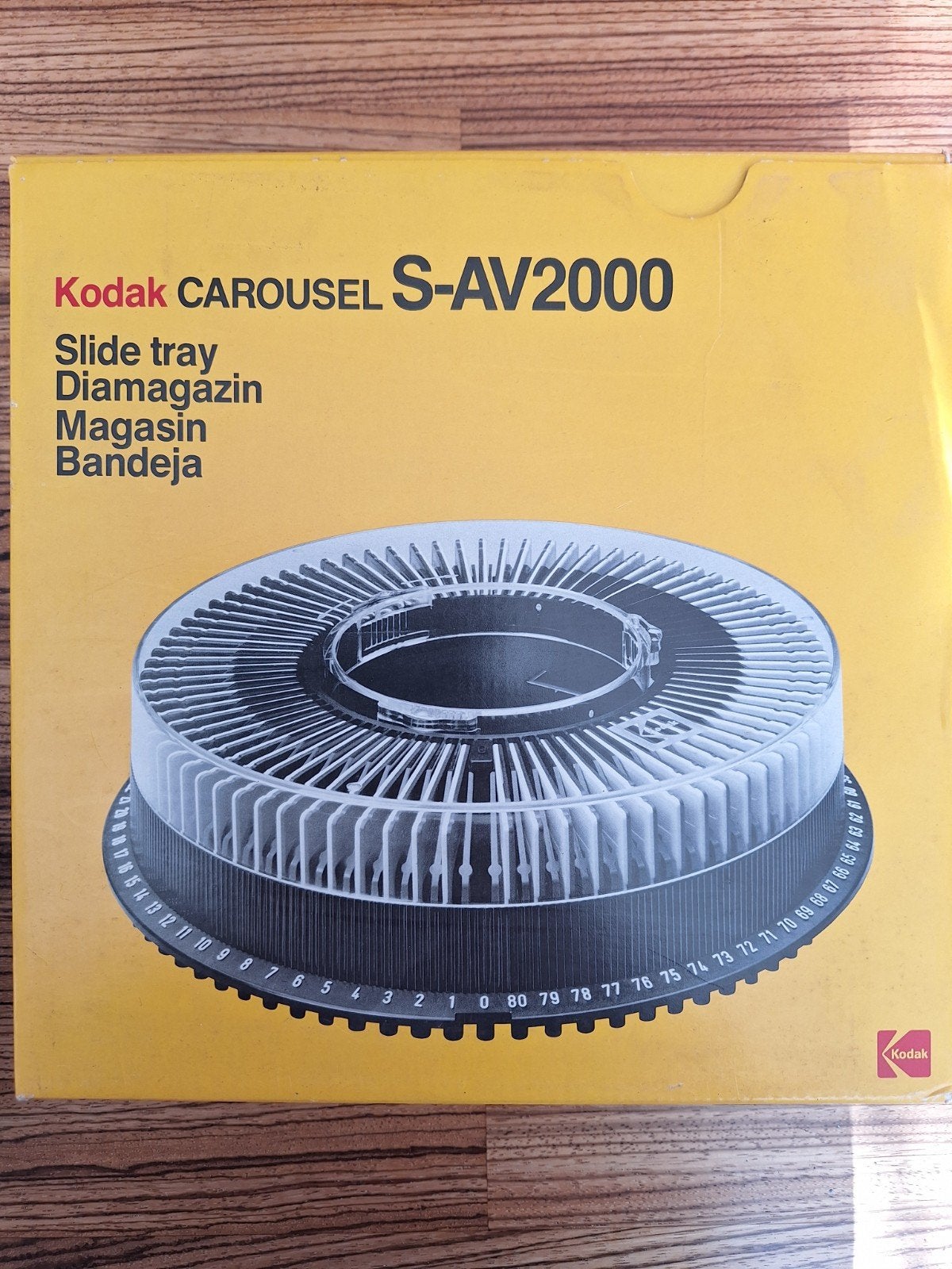 Kodak Ektapa en S-AV diacarousel 80 dia's, Ophalen of Verzenden, Zo goed als nieuw