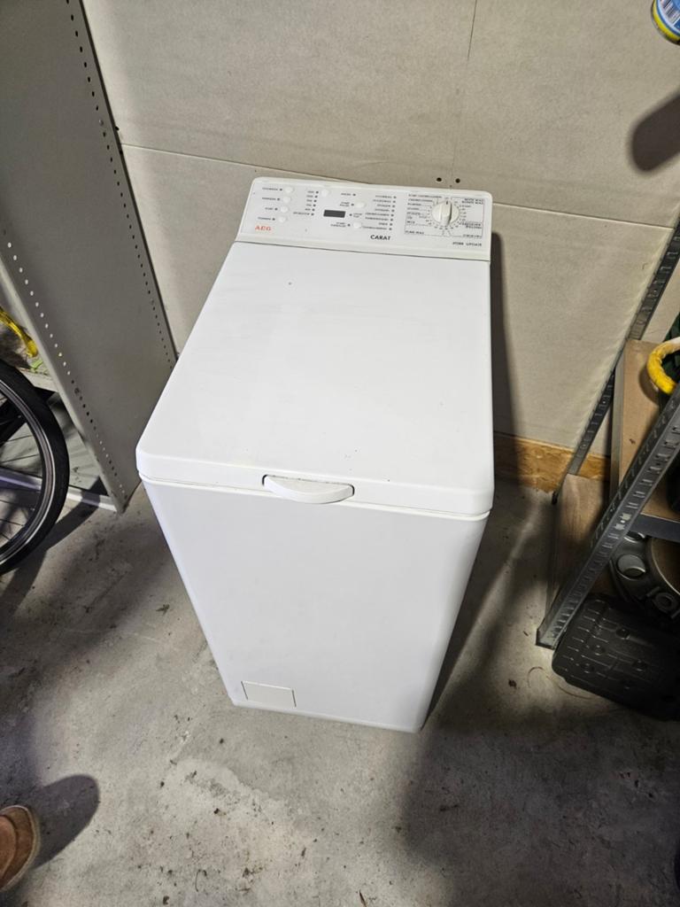 AEG Carat Bovenlader Wasmachine - Compact en Efficiënt, Ophalen, Gebruikt, Bovenlader, Wolwasprogramma