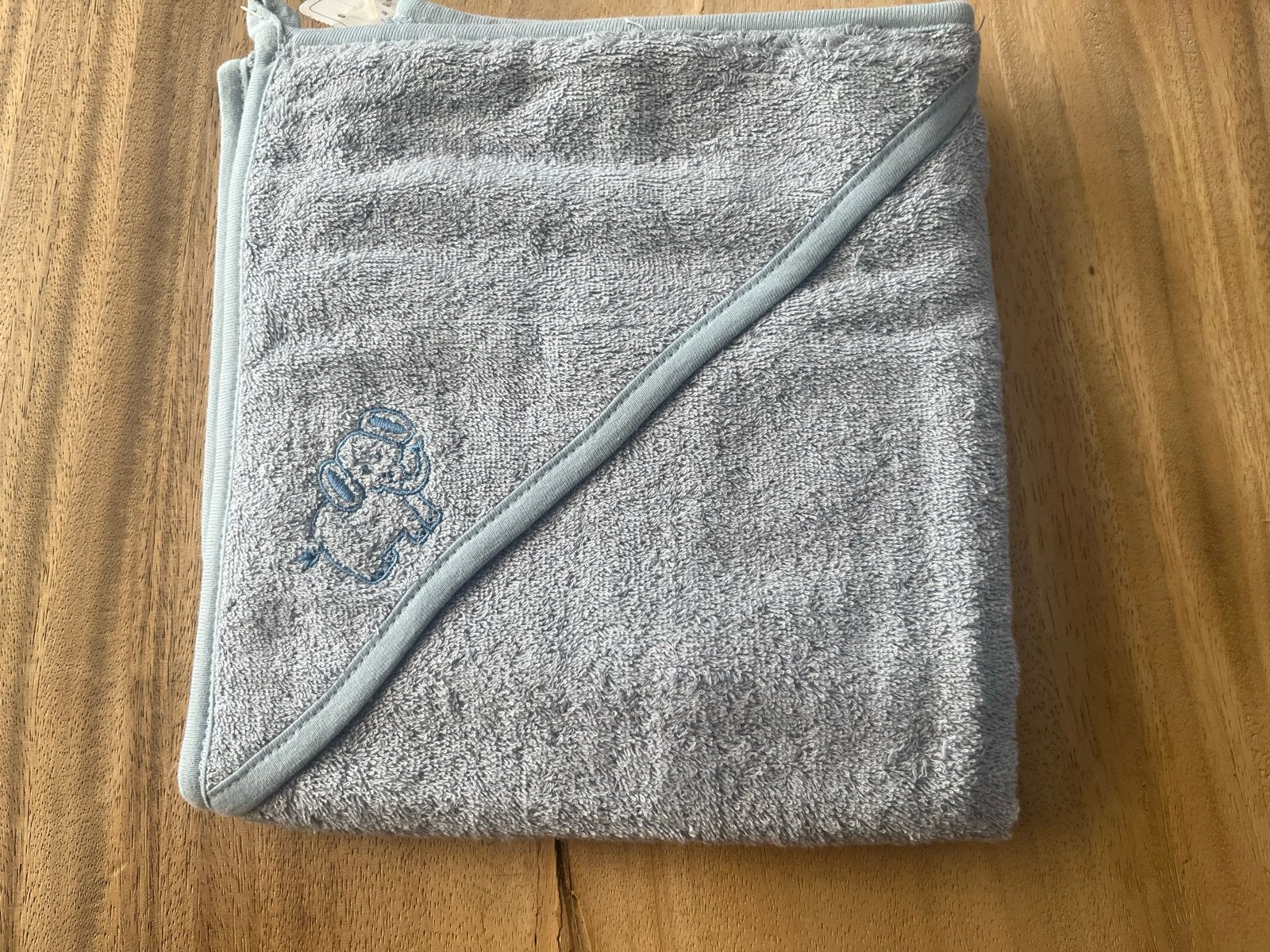 Jollein Badcape Badstof met capuchon - Blauw, Kinderen en Baby's, Ophalen of Verzenden, Nieuw