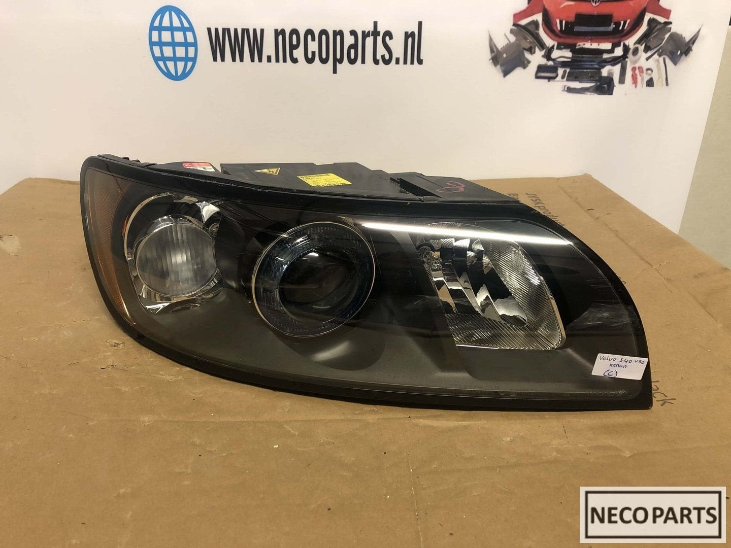 S40 v50 xenon koplamp rechts origineel 31335246, Auto-onderdelen, Gebruikt, -, -, Ophalen of Verzenden