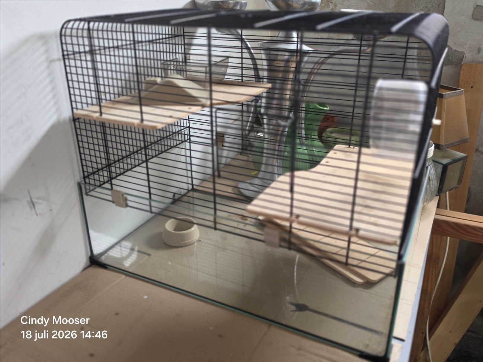 Mooie hamsterkooi met alles erbij., Ophalen of Verzenden
