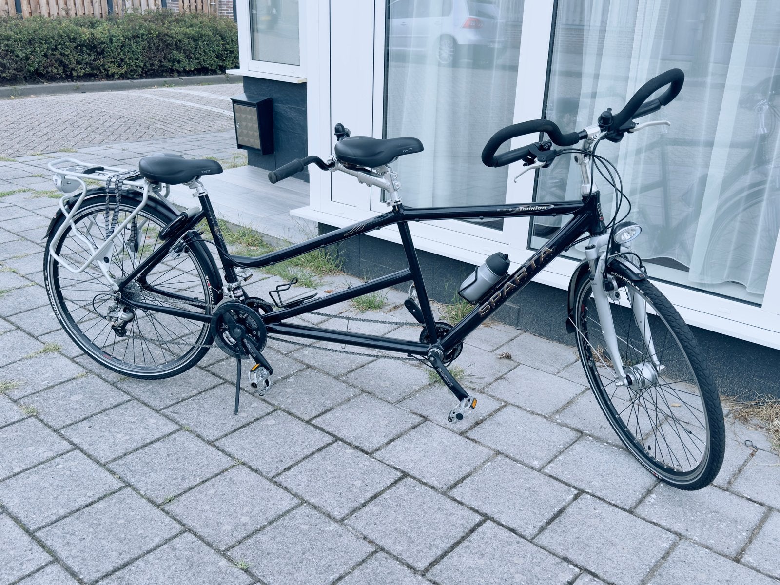 Sparta Twixion Tandemfiets - Perfect voor duo-avonturen, Fietsen en Brommers, Velgrem, Zo goed als nieuw, 51 tot 55 cm, Meer dan 20 versnellingen