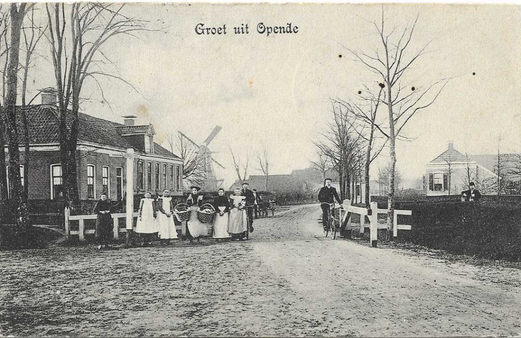 ansichtkaart Opende omstreeks 1910, Verzenden, Voor 1920, Gelopen, Groningen