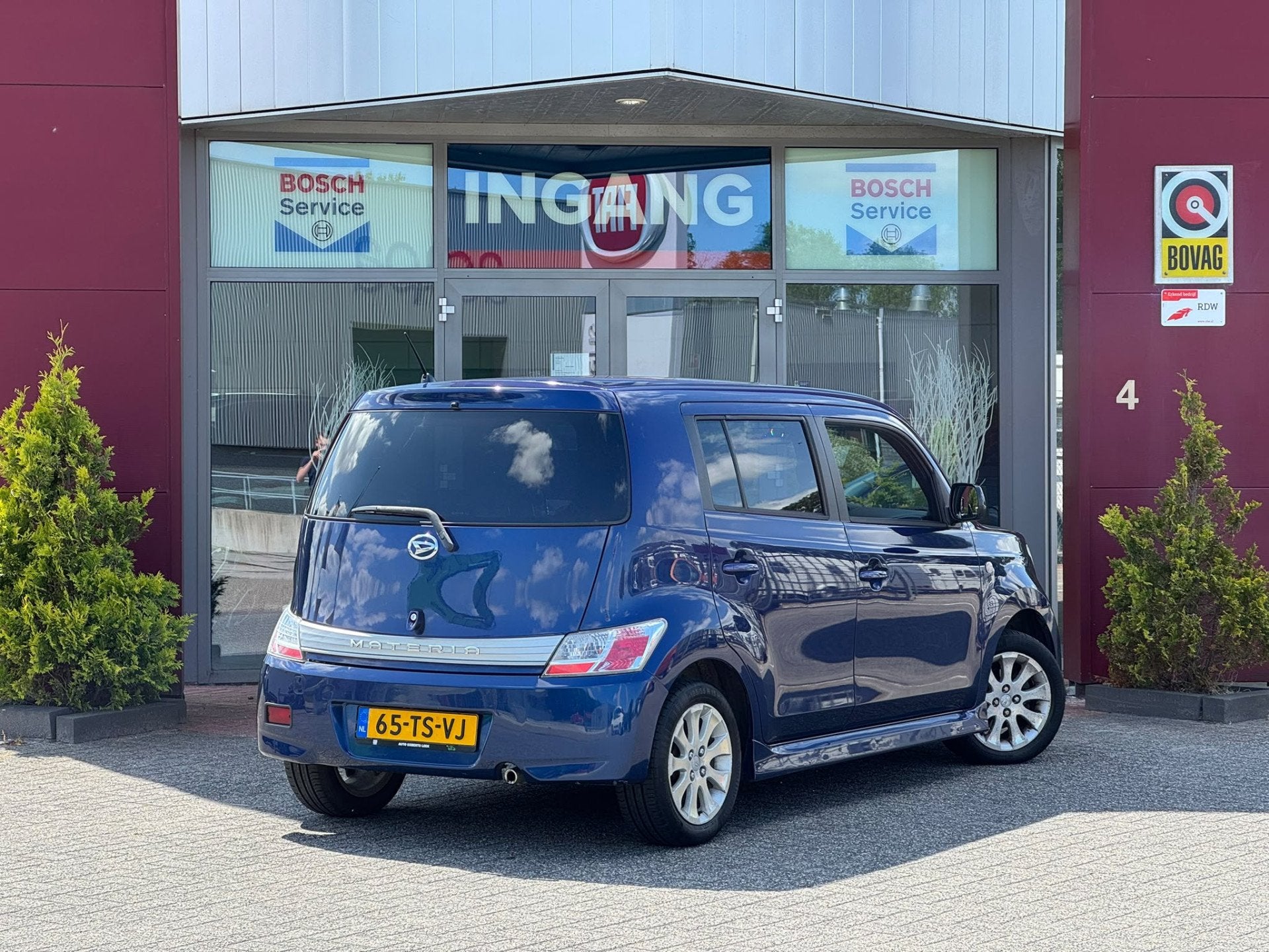 Daihatsu Materia 1.5 Soul (bj 2007, automaat), 1025 kg, Stof, Zwart, Blauw