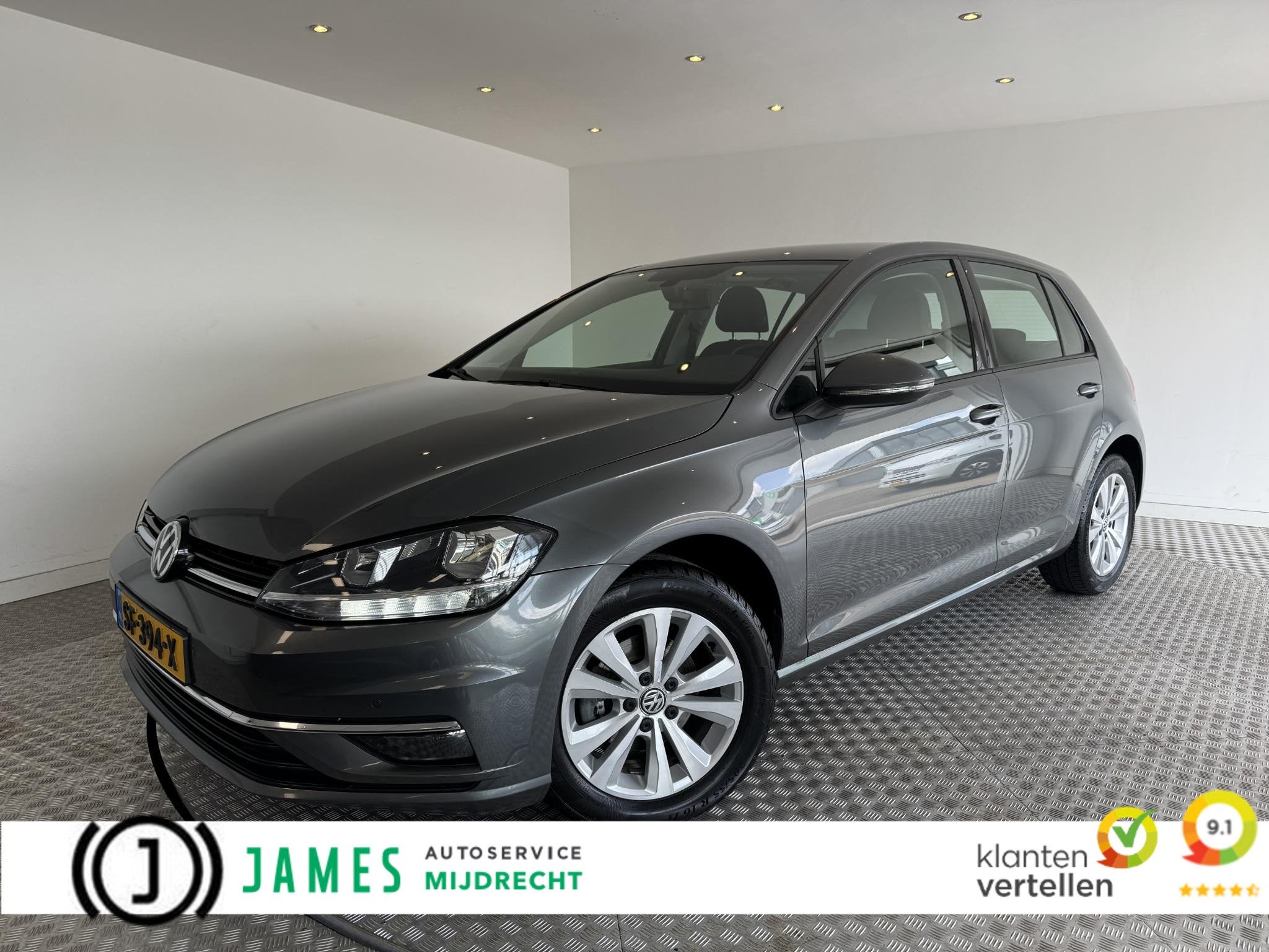 Volkswagen Golf 1.0 TSI Comfortline Navigatie, Apple/Android, Stof, Gebruikt, Origineel Nederlands, Bedrijf