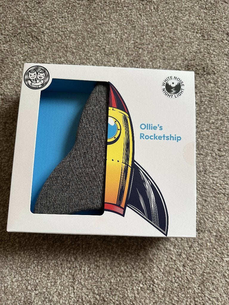 Nieuw: Ollie’s Rocketship White Noise & Nachtlampje, Kinderen en Baby's, Kinderkamer | Inrichting en Decoratie, Overige merken