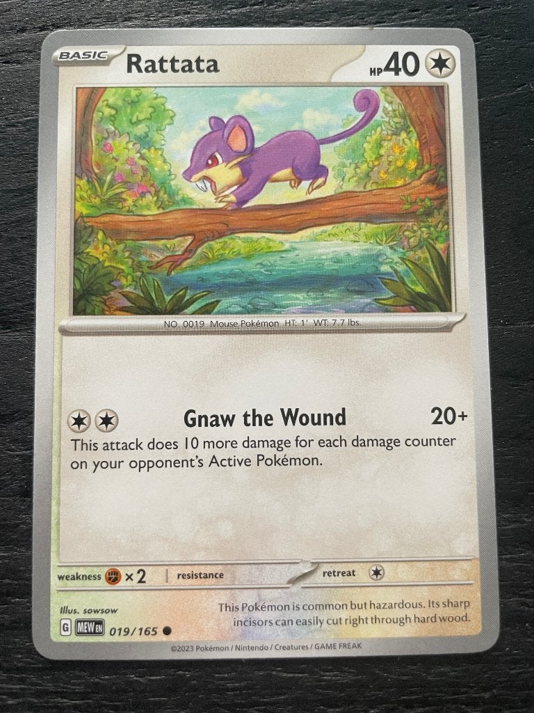 Rattata #19, Ophalen of Verzenden, Nieuw, Losse kaart