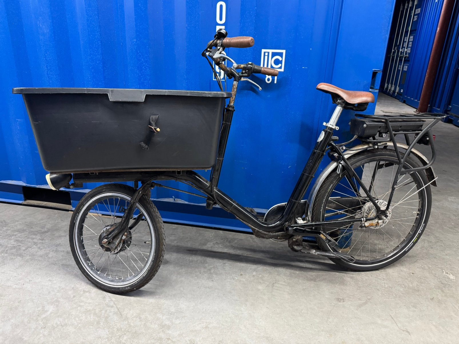 Elektrische Van Andel Bakfiets Hondenfiets Transportfiets, Fietsen en Brommers, Ophalen