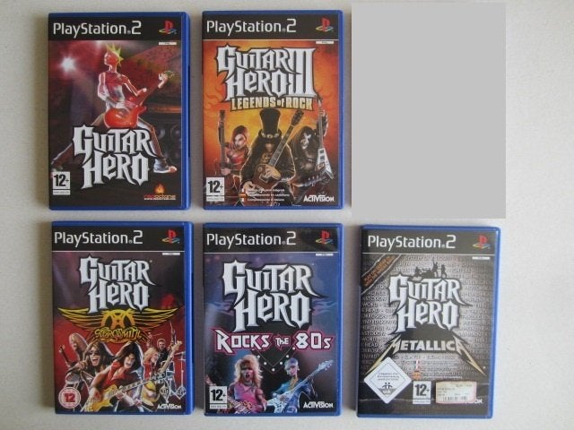 Guitar Hero PS2 Playstation 2, Spelcomputers en Games, Games | Sony PlayStation 2, Muziek, 1 speler, Nieuw, Ophalen of Verzenden