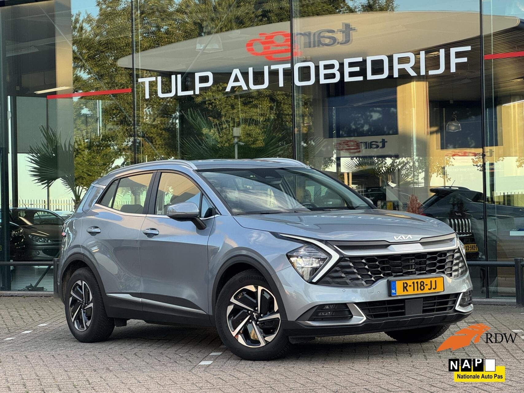 Kia Sportage 1.6 T-GDi MHEV DynamicLine bj 2022 1e eig btw, Gebruikt, 4 cilinders, Automatische klimaatregeling, 1650 kg